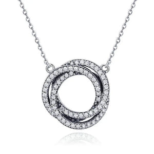 Elegant Round Circle Necklaces 