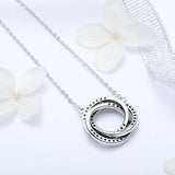 Elegant Round Circle Necklaces 