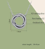 Elegant Round Circle Necklaces 