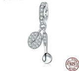 Coffee Bean Charm for Bracelet and Necklace 