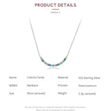 Colorful Smile Chain Necklace 