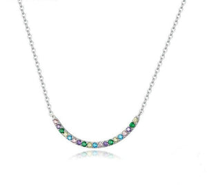 Colorful Smile Chain Necklace | Simple Ladies Necklace