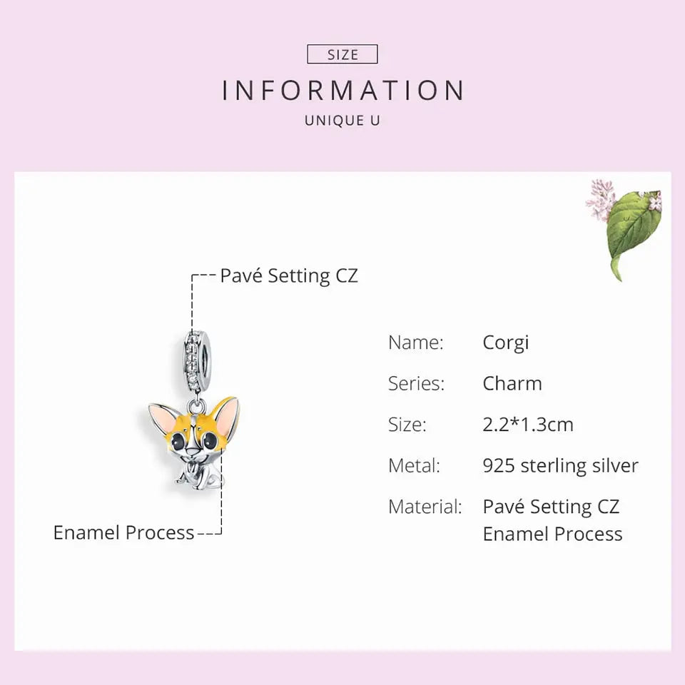 Pet Dog Pendant Charm 