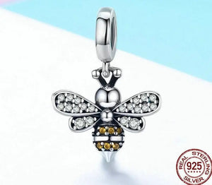 Bee Crystal Charm 