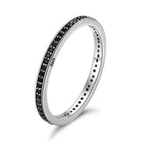 Dazzling CZ Stackable Sterling Silver Ring | Elegant Sparkle for Every Occasion 