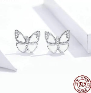 Butterfly Stud Earrings 