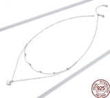Double Layers Heart Necklace 