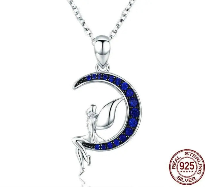 Lucky Fairy in Blue Moon Necklaces 