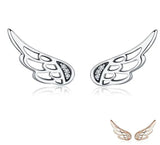 Feather Fairy Wings Stud Earrings
