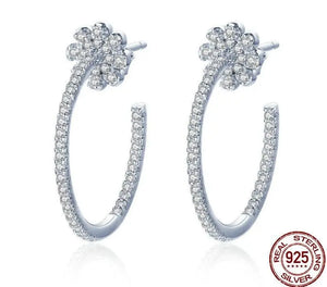 Sun Flower Drop Earrings 