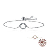 Glittering Round Bracelets 