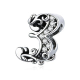 Numbers 0 to 9 Beads Charms