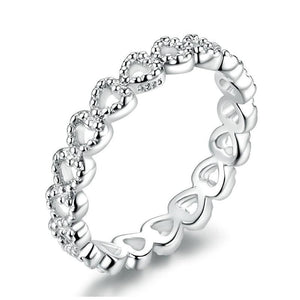 Royal Crown Sterling Silver Ring | Elegant Engagement & Promise Band 