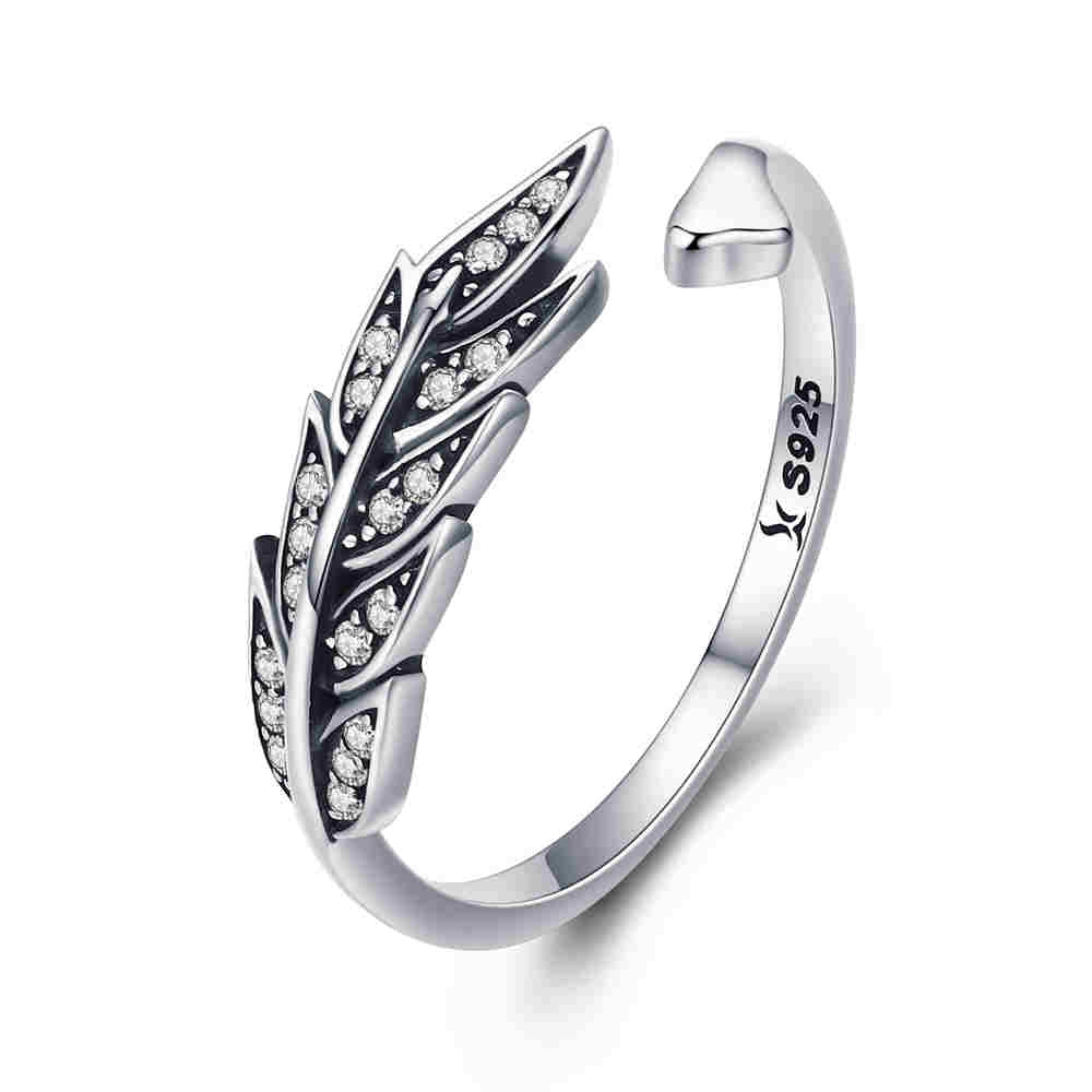 Feather Wings Ring | 925 Sterling Silver Ring | Vintage Ring