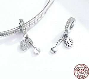 Coffee Bean Charm for Bracelet and Necklace 