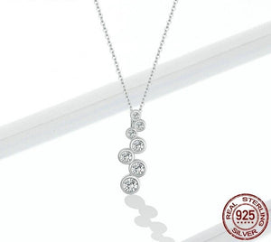 Luxury Chain Sparkle Bubbles Necklace 