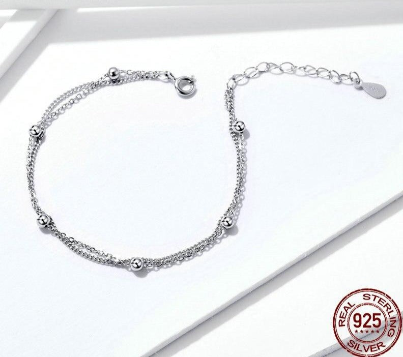 Double Layers Link Chain Bracelets | Stylish Fashionable Bracelet