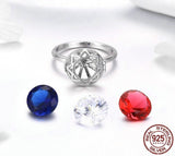 3 Colors Zircon Rings | Engagement Ring | Finger Ring | Promise Rings