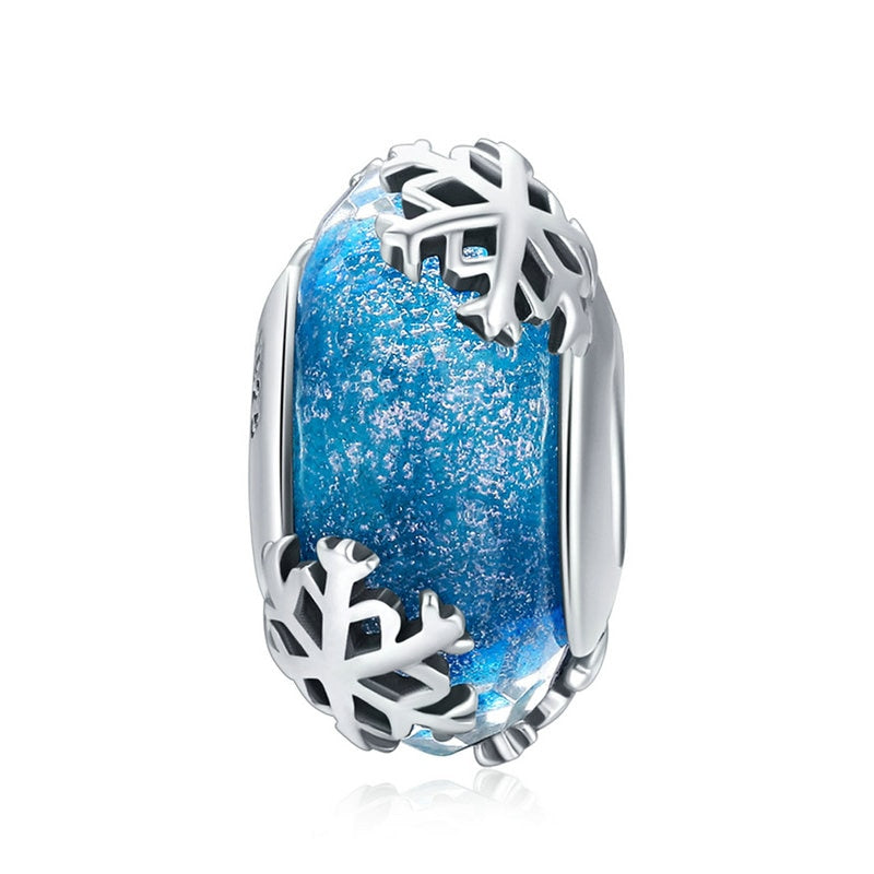 Star Flower European Murano Glass Beads
