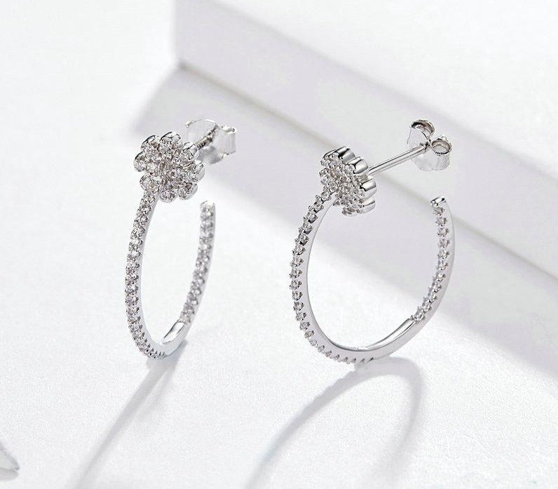 Sun Flower Drop Earrings | Drop Earrings | Silver Earrings |  Earrings