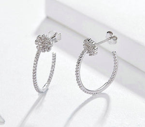 Sun Flower Drop Earrings 