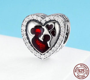 Great Mother's Love Heart Charm 