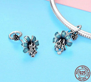 Enamel Flower Charm 