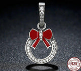 Red Bow Knot Charms