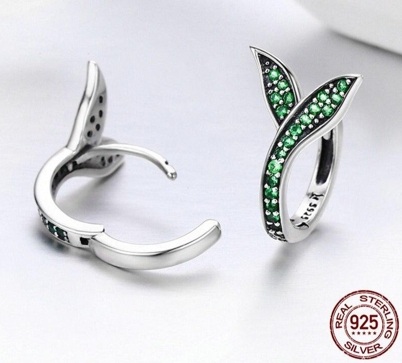 Silver Earrings | Earrings for Girls | Earring for Women | Cubic Zirconia Earrings | Classic Earrings | Spring Flower Earrings|