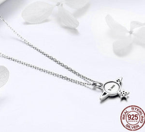 Secret Planet Sparkling Star Necklace 