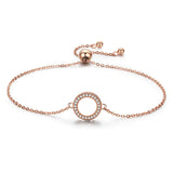 Glittering Round Bracelets | Stylish Silver Ladies Bracelets