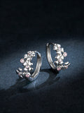 Cherry Blossoming Hoop Earrings | Hoop Earrings | Silver Earrings | Earrings for Girls