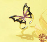 Butterfly Elf Zircon Rings