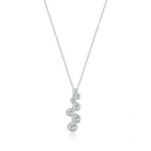 Luxury Chain Sparkle Bubbles Necklace
