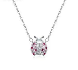 Ladybug Insect Necklace 