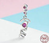 Love Letter Heart Beads Charm 