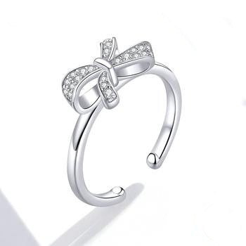925 Sterling Silver Love Knot Ring – Elegant Promise Ring for Women