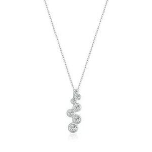 Luxury Chain Sparkle Bubbles Necklace 