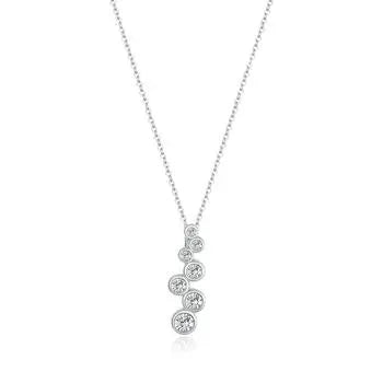 Luxury Chain Sparkle Bubbles Necklace 