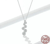 Luxury Chain Sparkle Bubbles Necklace 