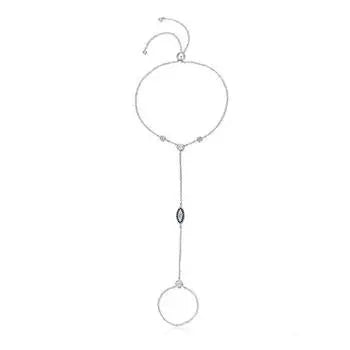 💙 Magic of Blue Eye Bracelet – 925 Sterling Silver Evil Eye Protection Bracelet for Women 