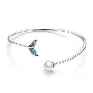 925 Sterling Silver Mermaid Tail Bracelet – Ocean-Inspired Elegance for Women 🧜‍♀️ 