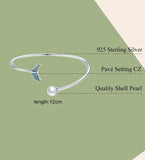 925 Sterling Silver Mermaid Tail Bracelet – Ocean-Inspired Elegance for Women 🧜‍♀️ 