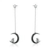 Magic Witch in Moon Star Earrings 