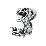 Numbers 0 to 9 Beads Charms 