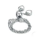 Pave Heart Bracelet