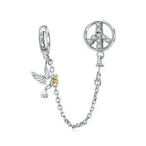 Peace Safety Chain Charm 