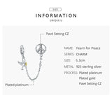 Peace Safety Chain Charm 