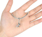 Pink Heart Dog Charms 