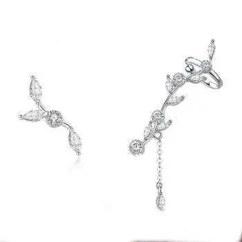 Plum Blossoming Flower Earrings 